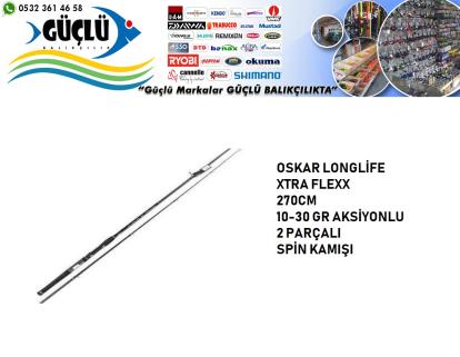 Spin Kamışı Oskar Longlife Xtra Flexx 270Cm 10-30 Gr Aksiyonlu