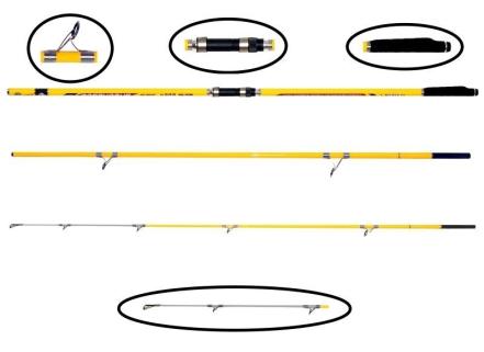 Wily Bosphorus Boğaz Kamışı 420 CM 3 Parçalı Surf Kamış