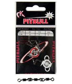 Pitbull 5105 Black Nikel 3 Zincir No:14 Fırdöndü 5’li Paket