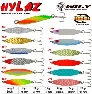 Wily Hylaz Olta Kaşık 20gr 80 Mm - Hologramlı Renk:07