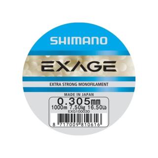 Shimano Exage 1000 M 0.355 MM Steel Grey Monoflament Misina