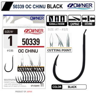 Owner 50339 Cut Chinu Black Iğne - No: 3/0