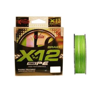 Captain X12 Power Pe İp Misina 0,14mm 150mt Green White