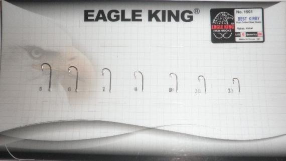 Eagle King 1501nı Çapraz Nikel Sinek İğne 9224nı No:10