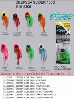 Derin Su Jig Yemi River Deepsea Slider 100gr Renk:06gy6t