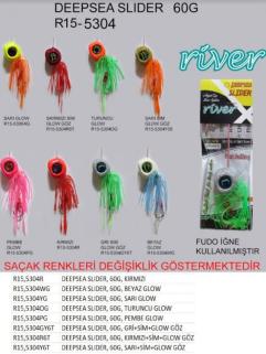 Derin Su Jig Yemi River Deepsea Slider 60gr Renk: 04gy6t